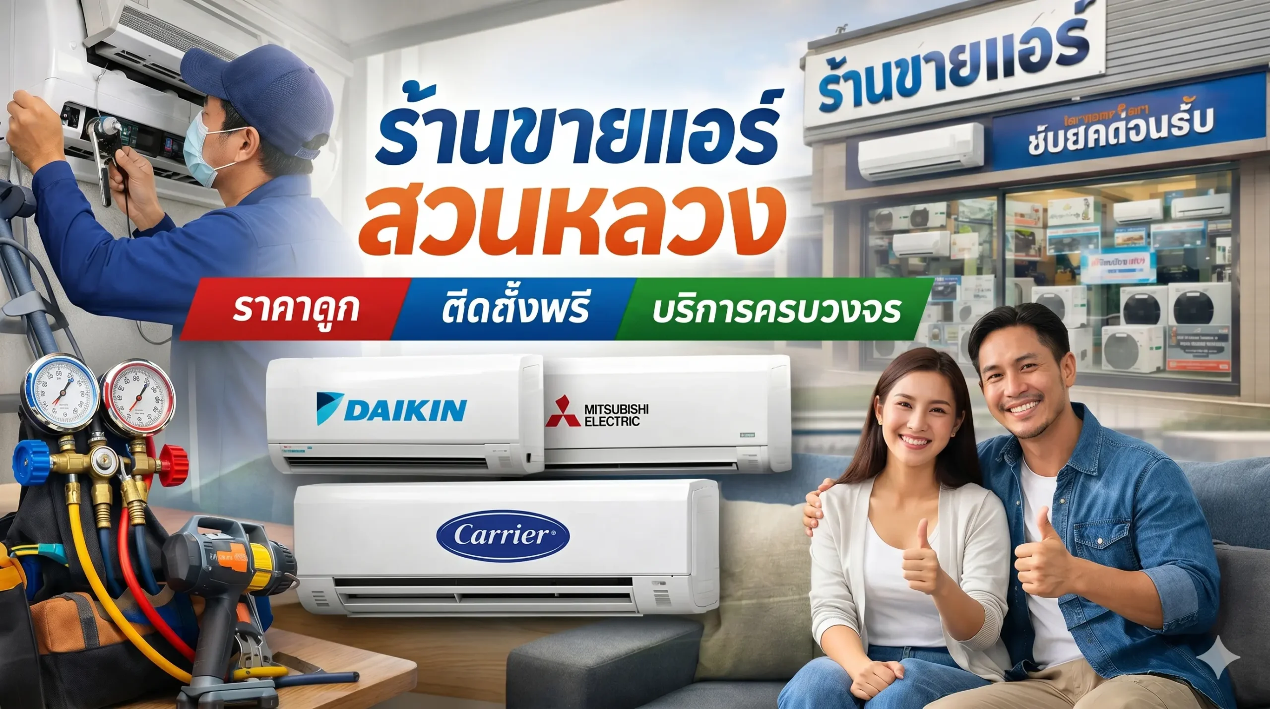 ร้านขายแอร์ สวนหลวง